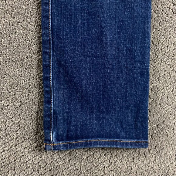 7 For All Mankind Slimmy Jeans Men's 29 Measures 31.5 x 32.75 Blue Stretch - Picture 6 of 14